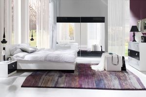 Sypialnia Lux Stripes - czarna
